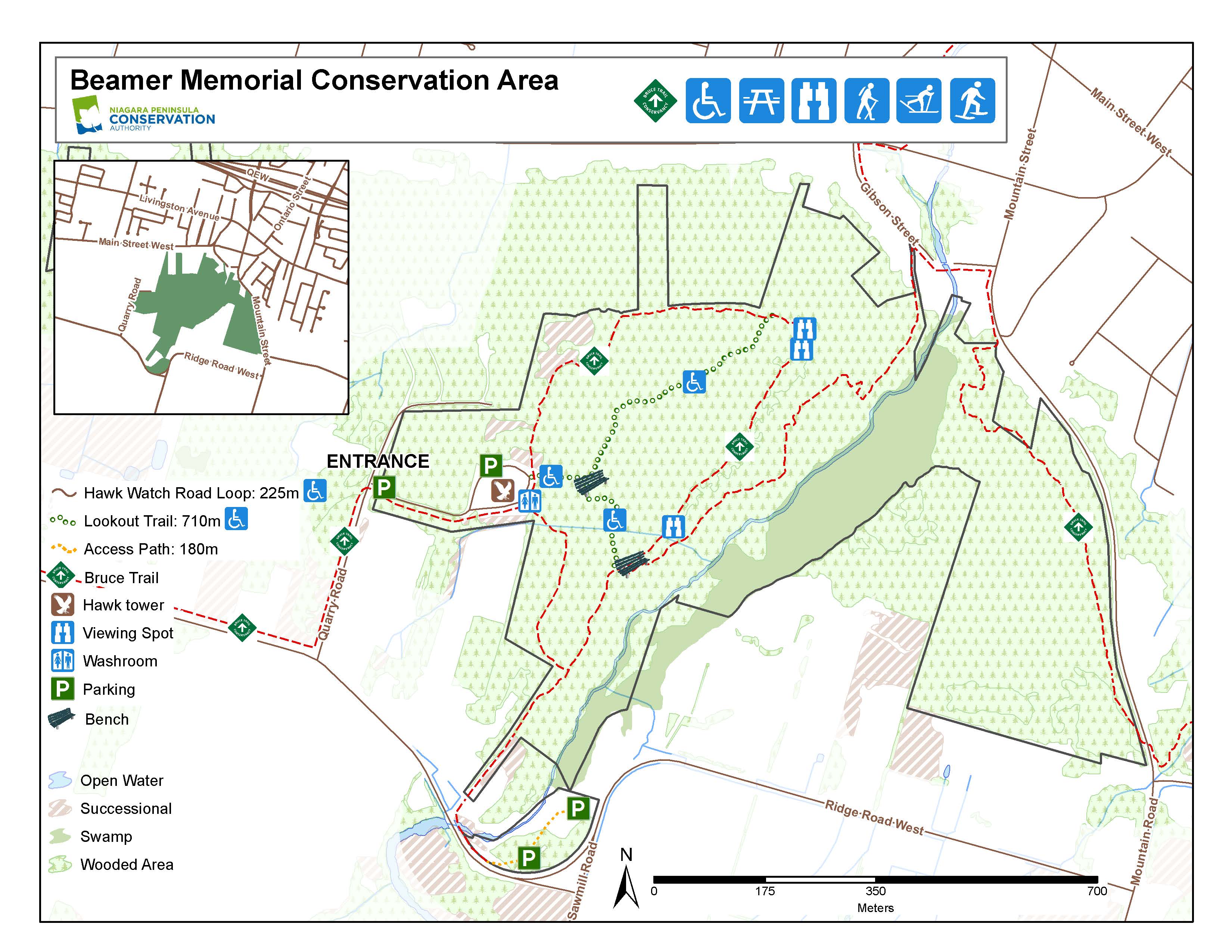 Map Of Beamer Conservation Area