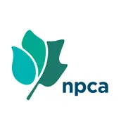 NPCA Leaf logo in blue